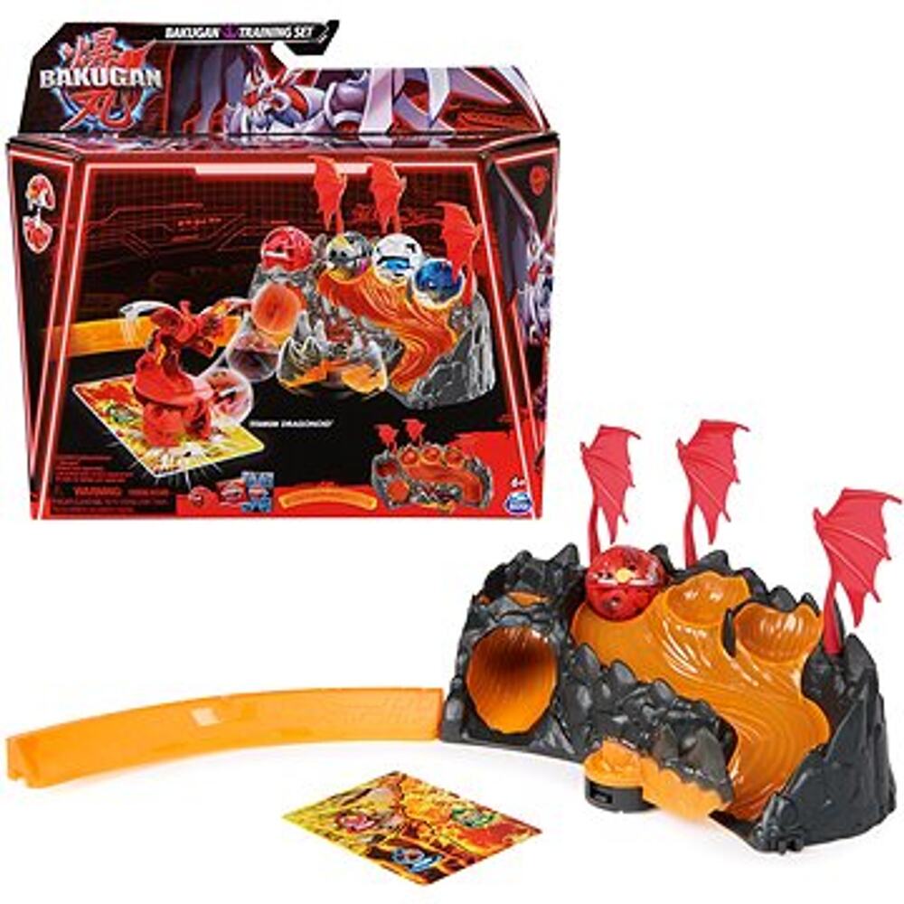 Bakugan Training Set Dragon Clan  Action Figure Set with Titanium Dragonoid NWT